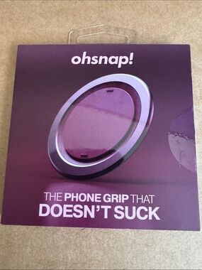 ohsnap! Snap Magnetic Phone Grip - Wine Noir